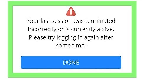 HDFC Net Banking | Your Last Session Was Terminated Incorrectly Or Is Currently Active