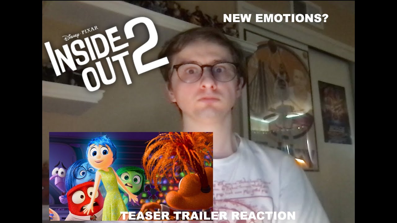Inside Out 2 Teaser Trailer Reaction - YouTube