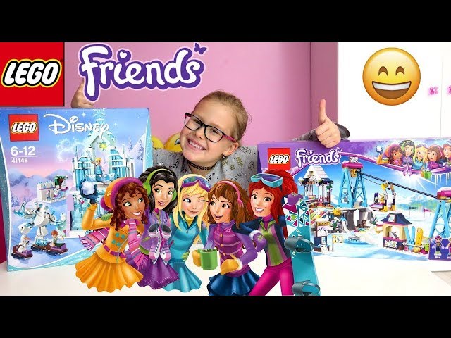 Lego Friends Wyciąg Narciarski 41324 Pałac Elsy 41148 Budowanie