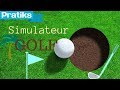 Leon de golf  comment fonctionne un simulateur de golf