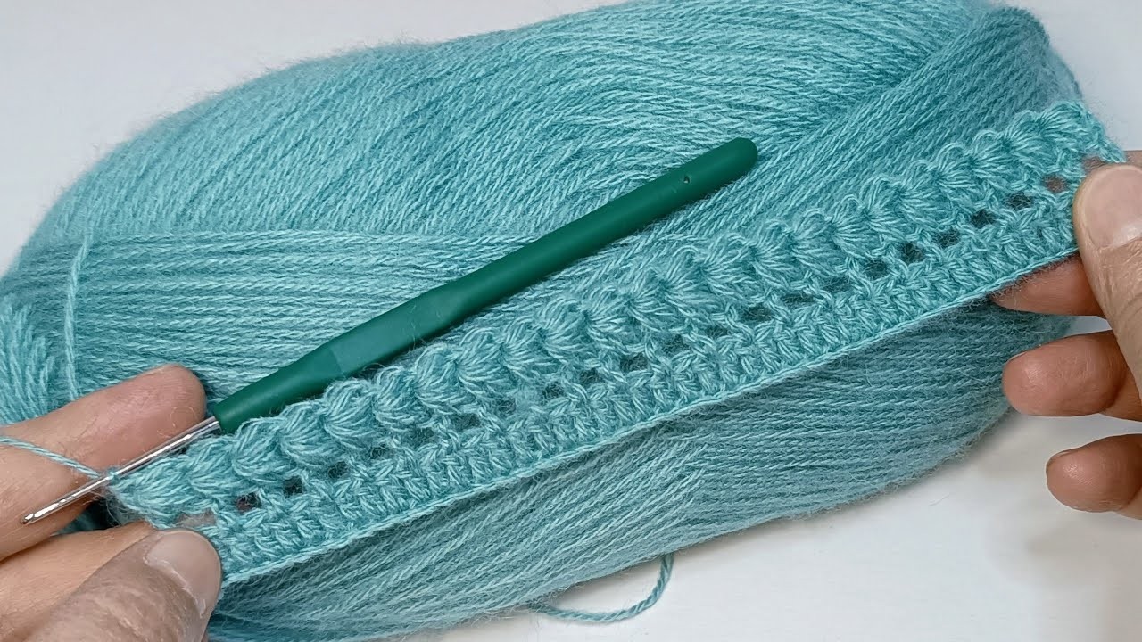 🌟 ВАУ! Этот узор крючком творит волшебство всего за два ряда 😱✨