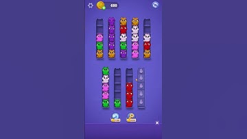 Kitty Sort: Twisted Tails Level 37 | Funny Games