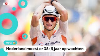 Wielrenner Mathieu van der Poel is wereldkampioen