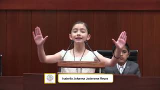 Isabella Johanna Jodersma Reyes XIV Parlamento Infantil Tlaxcala 2023