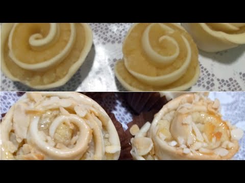 حلوة الوردة باللوز طريقة مبسطة 