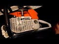 Stihl 660 (новый) Опыт с перегревом,на холостом.