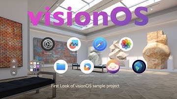 Hello World app of visionOS !