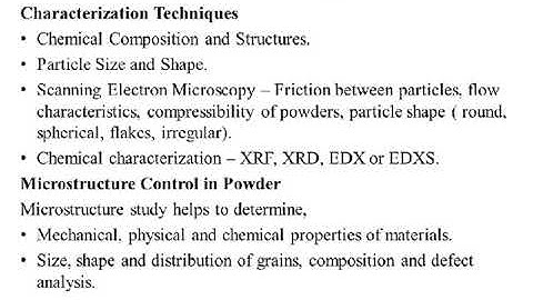 15ME82 (Module 3)Powder Metallurgy- class 1