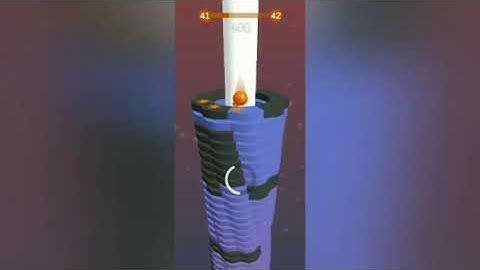 Stack Ball Level 41 | Blast Through Platforms | A4 Tech Live