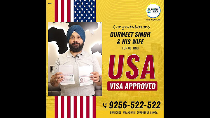 Heartiest Congratulations to Gurmeet Singh & His Wife on securing their USA Visa 🇺🇸👏