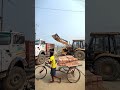 Amazing JCB Loading Sand at Construction Site | Powerful Heavy Machine Work in Action 🚜💪 #shorts YT