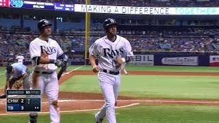 CWS@TB: Forsythe plates Franklin with a groundout