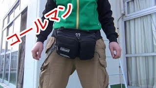 お気にで追加購入！ コールマン ウエストバッグ Coleman