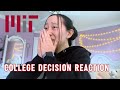 Mit college decision reaction 2024 dream school