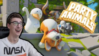 THE CUTEST FIGHTING GAME EVER?? feat. PointCrow & TheWanderingWolfie | Party Animals