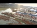 The Disco at Dusk over &quot;The Docks&quot; #drone