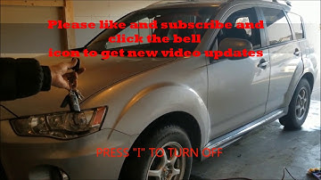 How to Install Remote Start Mitsubishi Outlander
