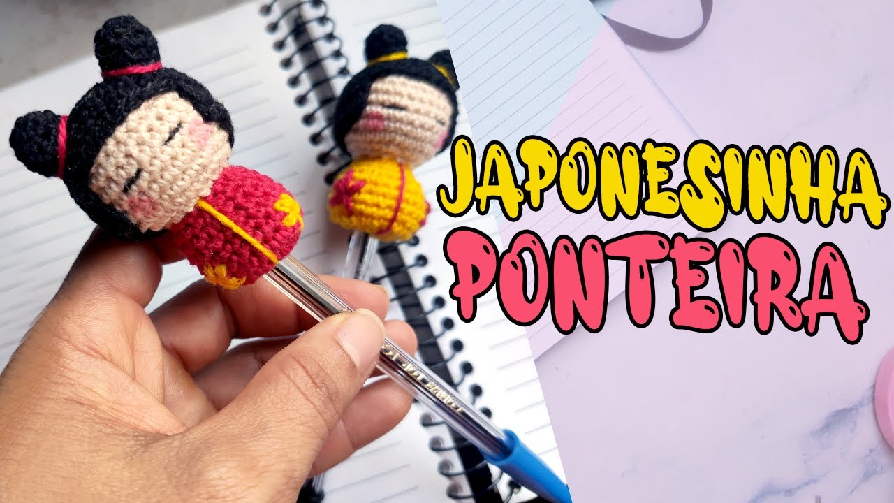Japonesinha ponteira amigurumi