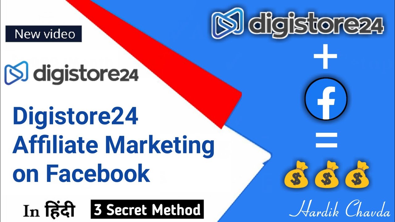Digistore24 Affiliate Marketing on Facebook without website for