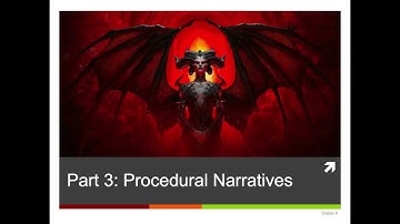 Procedural Narrative (Part 3/3) - Procedural Narrative in Games