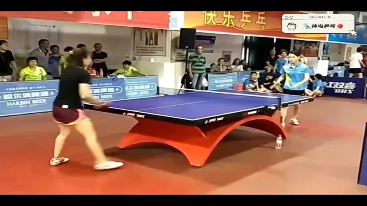 削球打法教学示范,乒乓球。 - YouTube