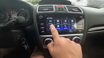 How to Manage Camera in Subaru XV ( 2012 – 2017 ) - Enter Camera Settings