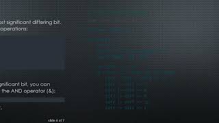 How to Use Bitwise Operators to Compare Two Unsigned Integers Information