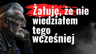 50 lekcji życia od 90-latka. Rady, które pojąłem zbyt późno. Nie popełnij tego błędu. Inspirujące.