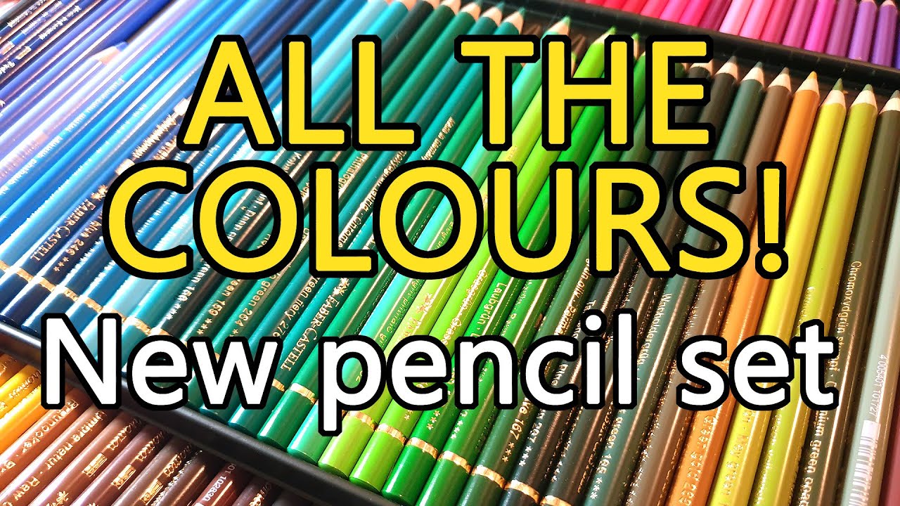 Faber Castell - Polychromos Colour Pencils - Set Of 120 - UNBOXING