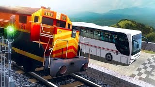 TRAIN VS BUS RACING android gameplay [FHD] bugs, crash, video screenshot 2