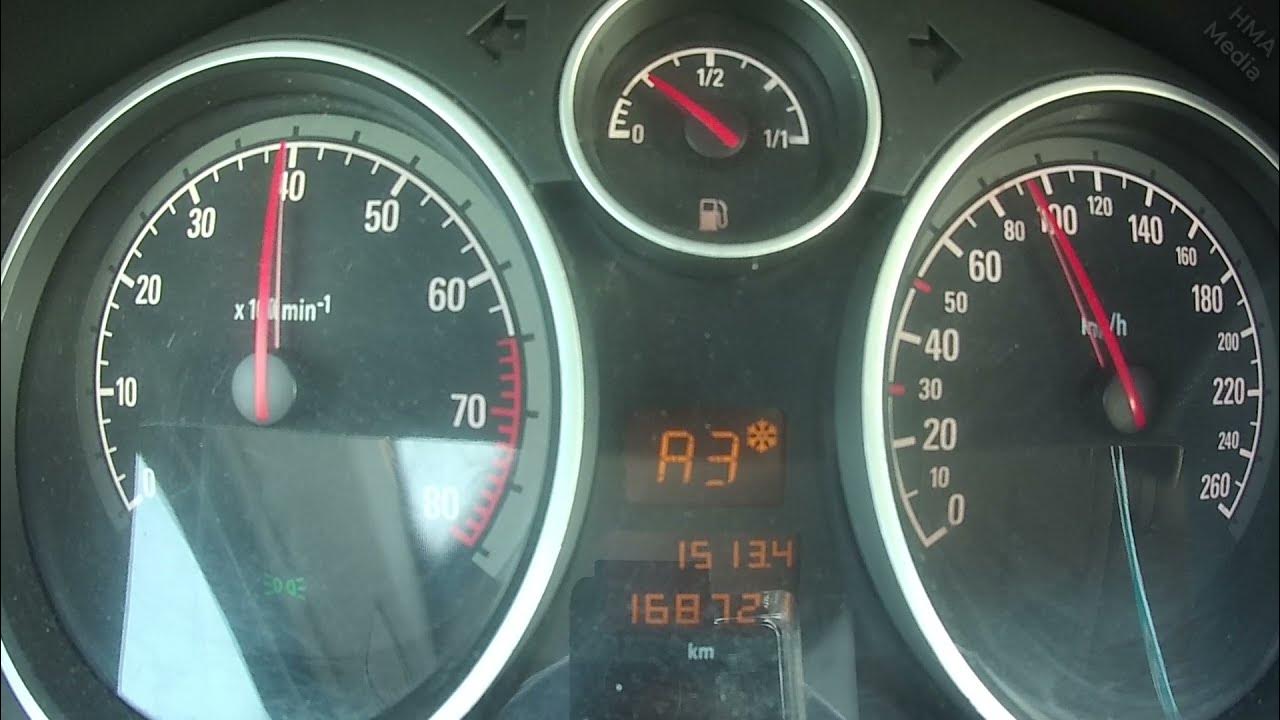 2006 Opel Astra H 1.4 Acceleration Sport Mode vs Normal vs Snow Mode