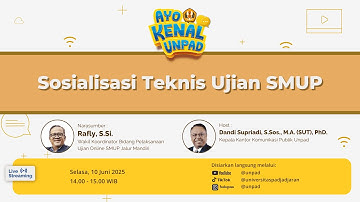 Sosialisasi Teknis Ujian SMUP