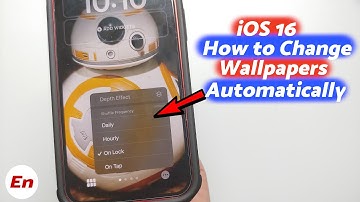 iOS 16 How to Shuffle Wallpapers | Change Wallpapers Automatically in iOS 16