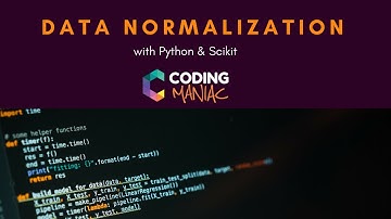 Machine Learning - Data Normalization - Python/ Scikit-learn