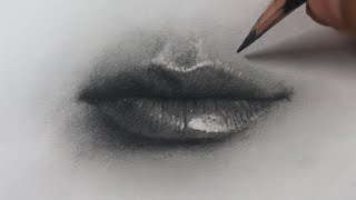 How to Draw a Realistic MOUTH for Beginners STEP BY STEP Narrated