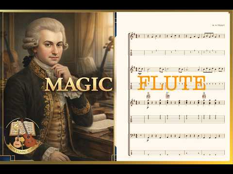 W.A.Mozart - The Magic Flute/Theme (Ukulele & Guitar Ensemble with TAB)