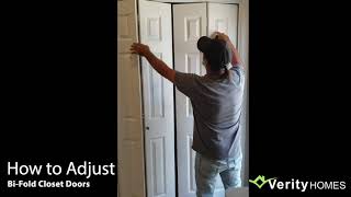 How to Adjust BiFold Closet Doors