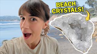 Information Finding Beach Crystals and Making a Fairy House For My Daughter Update