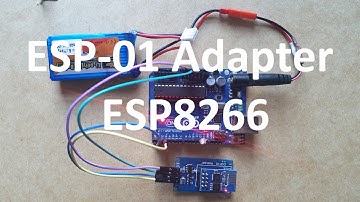 ESP8266 with ESP-01 adapter - Switching LED Control on/off WiFi Smartphone Arduino Basic Setting