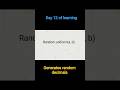 Python Random Module Tutorial-8 2026 latest | random.uniform() |Day 12 of learning(5.3.26)#python