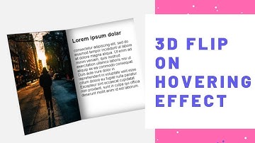 3D Flip Hover Effect || CSS Effects