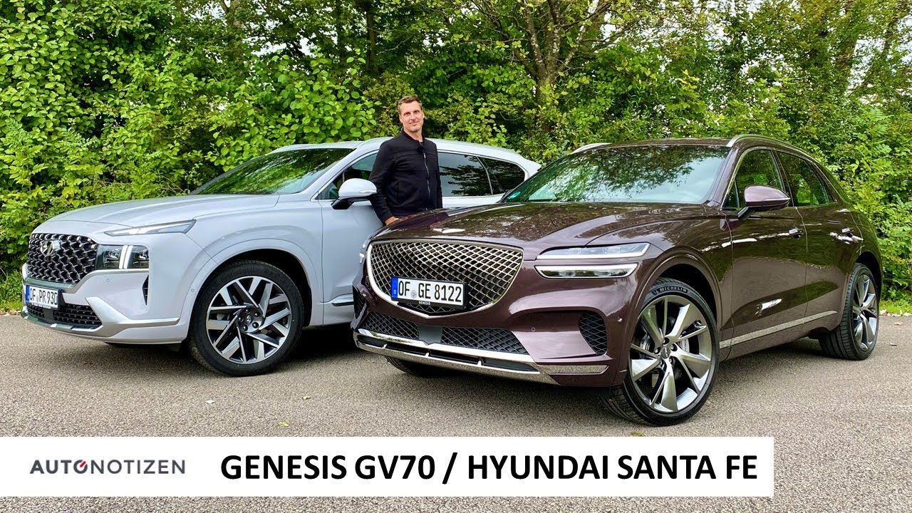 Genesis GV70 und Hyundai Santa Fe: Korea kann SUV und Premium! Review ...
