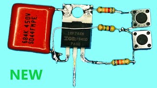 Great İdea  Say Goodbye to Adjustable Resistor  Push Up / Push Down Voltage Control