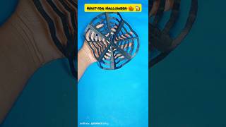 Easy Paper Spider Web Fun Halloween Craft Idea