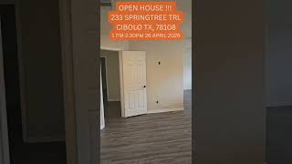 Pool Home Open House in Cibolo TX | 4BD 2.5BA 2,845 SF | $369,000 | 233 Springtree Trail
