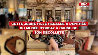 Jeanne, recalée à l’entrée du Musée d’Orsay à cause de son décolleté