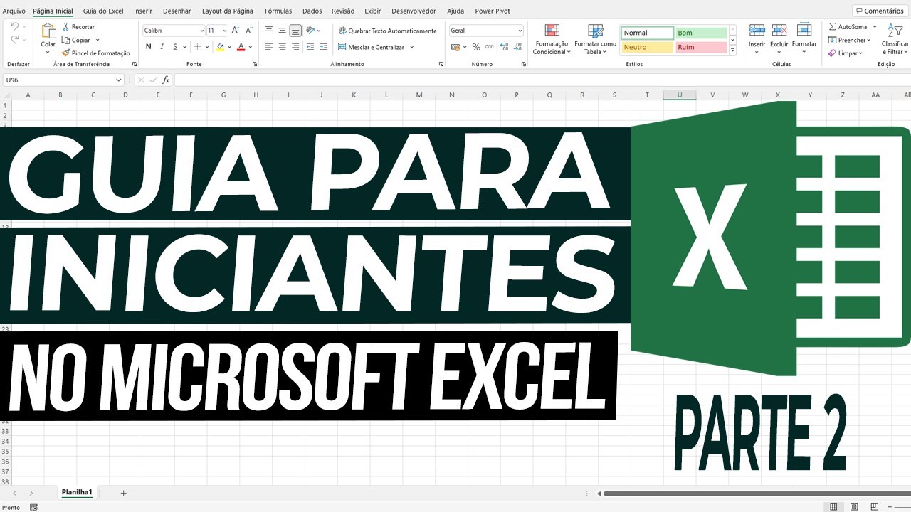 Guia para Iniciantes no Excel - Tutorial Básico de Excel 2 - YouTube