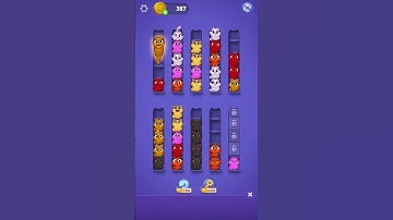 Kitty Sort: Twisted Tails Level 44 | Funny Games