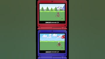 Pokemon Ruby vs Pokemon Saphire Intro comparison