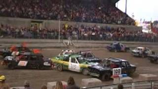 Norfolk County Fair Demolition Derby 2010 Pro - Heat 1 - Part 2/3 Williams Cup